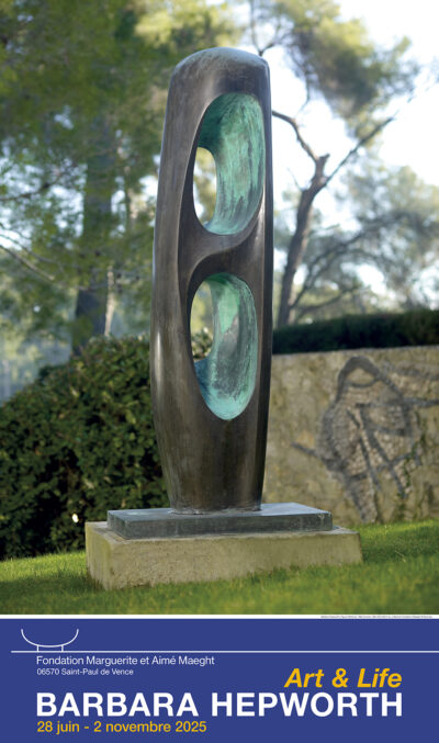Affiche exposition Barbara Hepworth - Figure (Walnut), 1964,  bronze